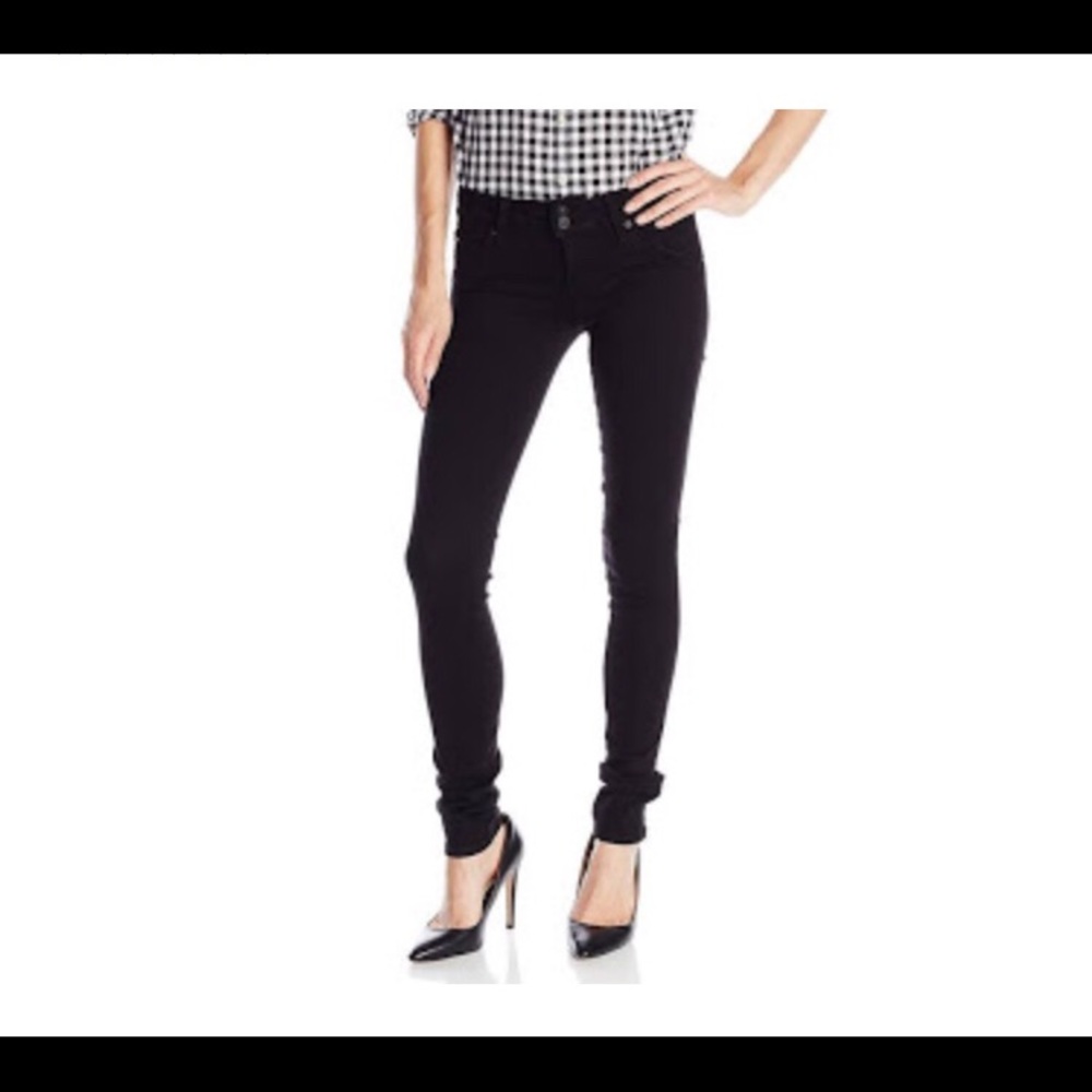 Hudson Collin Skinny Black Jeans